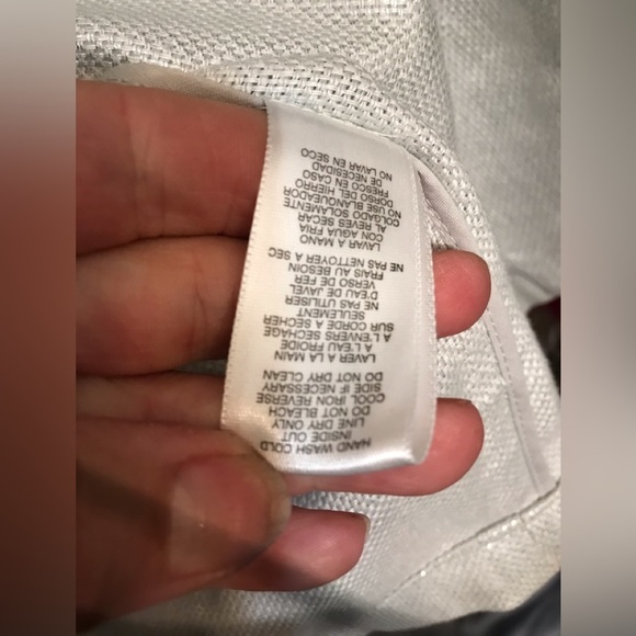 Micheal Kors  size 12 silver linen blend jacket 3/4 sleeve - Picture 4 of 8